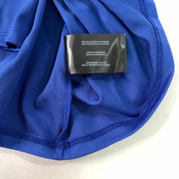 GapFit Women's Dress XS Sleeveless V Neck Active Tank Dress Attached Shorts Blue - Picture 6 of 8